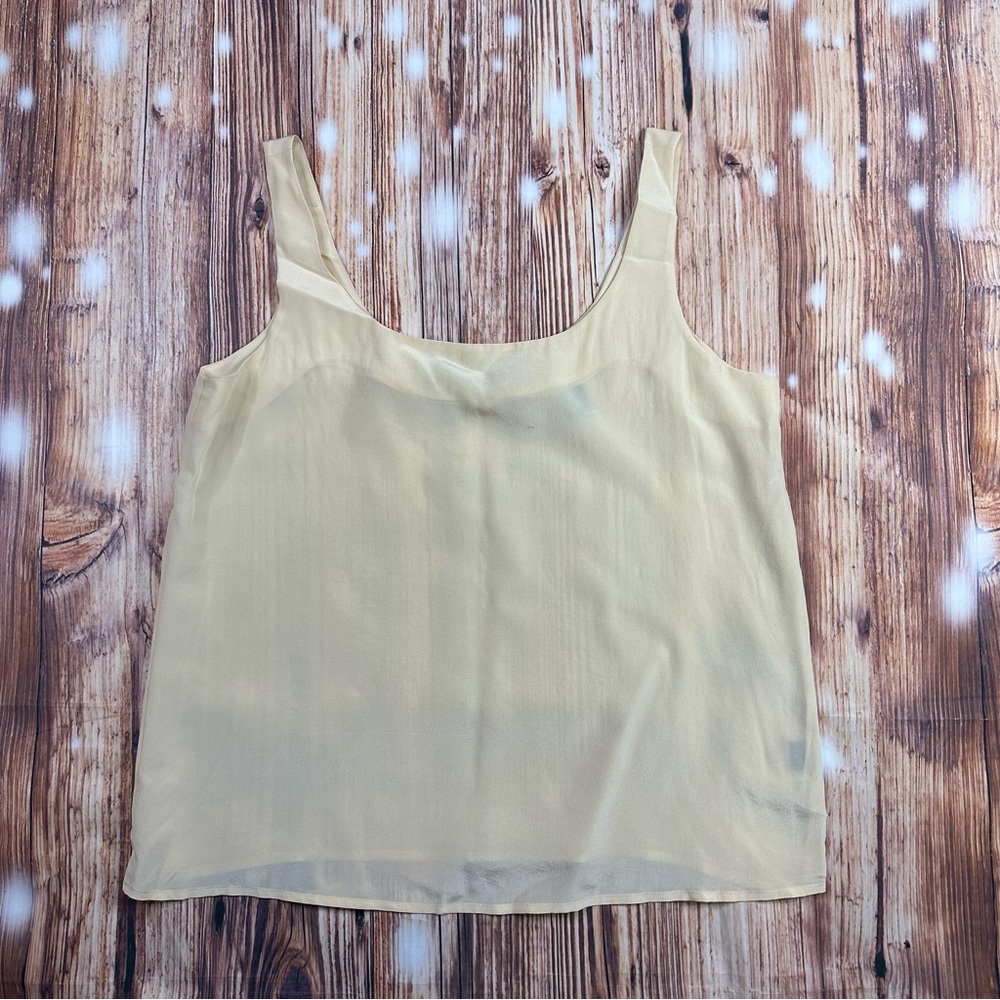 Vintage Linda Allard Ellen Tracy Tank Top 100% Silk Size 2